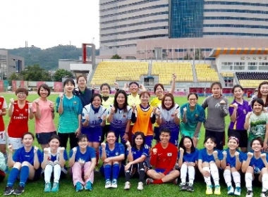 2018台北市國際女子五人制足球邀請賽明天開賽。圖／台北市歡樂足球協會提供